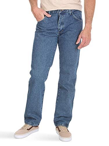 Wrangler Authentics Men's Classic Regular Fit Jean - Stonewash Dark - 34W / 30L