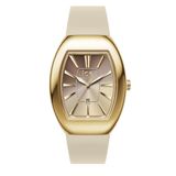 Ice-Watch - ICE boliday women dome steel Almond skin metal - Gouden dameshorloge met siliconen band - 025174 (Small)