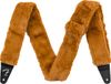 Fender Poodle Plush Strap, Rust - Gitaarband - oranje