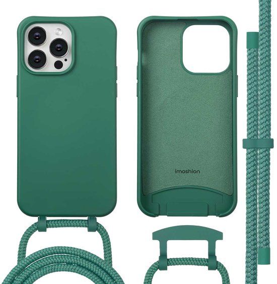 imoshion Color Backcover met afneembaar koord met MagSafe voor de Apple iPhone 14 Pro Max - Donkergroen