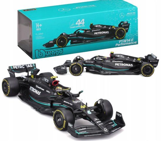 Bburago Bolid F1 Mercedes AMG W14 E 2023 #44 Lewis Hamilton 1:24