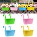 Metaballs Pots de fleurs suspendus en fer, lot de 4, grand, décoration murale