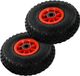 vidaXL Steekwagenwielen - 2 stuks - 3,00-4 - rubber