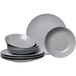 Kitwe Service de table 8 pcs. gris