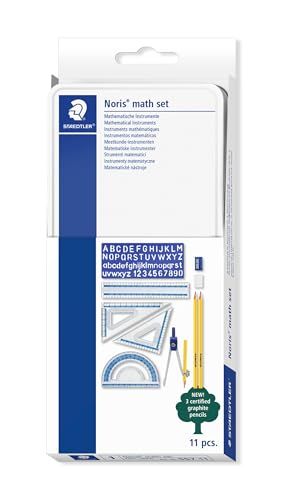 STAEDTLER 557 11 Meetkundeset – 11-delig, met passer & potloden
