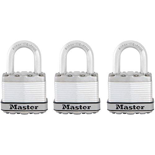 Masterlock Master Lock M1EURTRI Hangslot Excell® Gelamineerd staal - set van 3 - 45mm breed