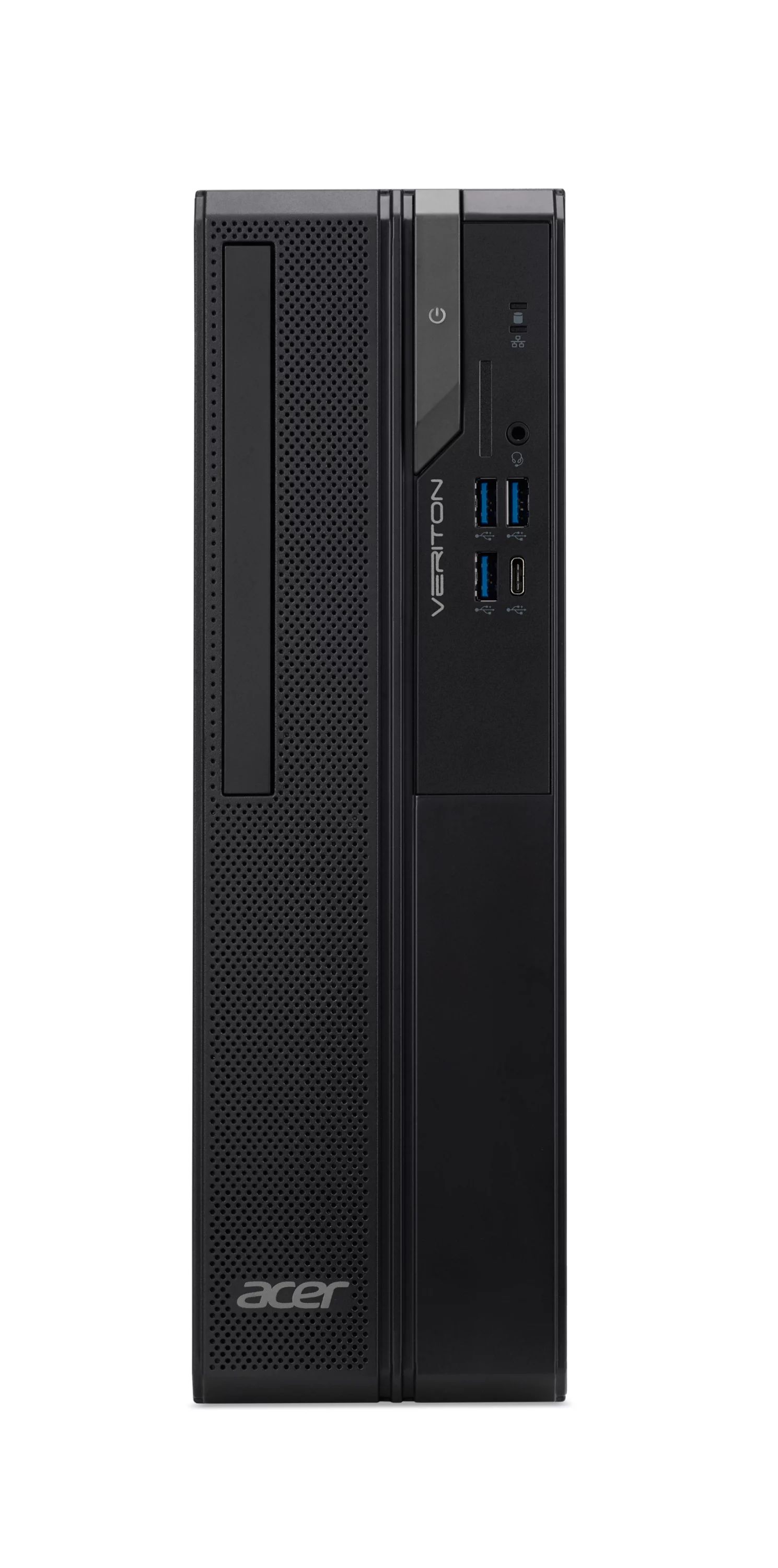 Acer Veriton X2 VX2723GT - Compacte toren Core i3 i3-14100 / tot 4.7 GHz - RAM 8 GB - SSD 512 GB - UHD Graphics 730 - Gigabit Ethernet, IEEE 802.11ax (Wi-Fi 6E), Bluetooth 5.3 - Win 11 Pro