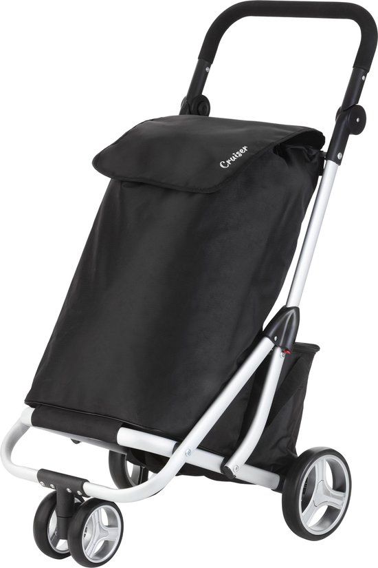CarryOn ShoppingCruiser 3-Wheel Shopping Trolley - Black - 35L - Collapsible
