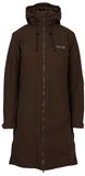 AGU SEQ II - Winter Regenjas - Dames - Fietsponcho - Winterjas - 2-in-1 - Poray 13K Waterdicht - Gerecycled Polyester - Bruin - L