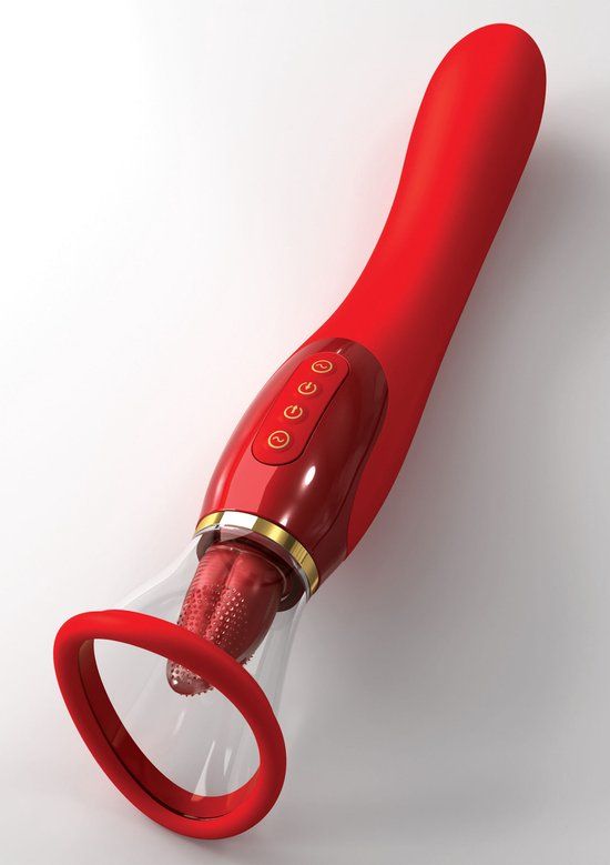 Pipedream Products GmbH Her Ultimate Pleasure 24k Gold Luxe Editie Vibrator Rood