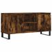 Syfax Tv-meubel bewerkt hout gerookt eikenkleurig 104x35x50 cm