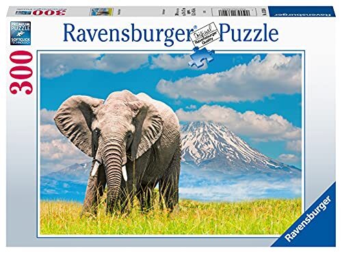 Ravensburger Puzzel voor volwassenen 13320 13320-African Elephant-300 stukjes puzzel voor volwassenen en kinderen vanaf 14 jaar