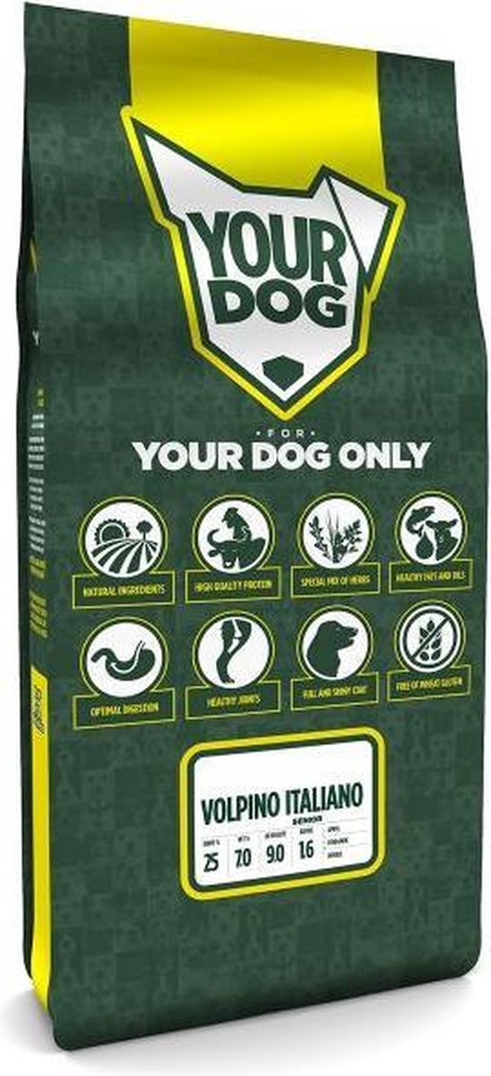 Yourdog Senior 12 kg volpino italiano hondenvoer