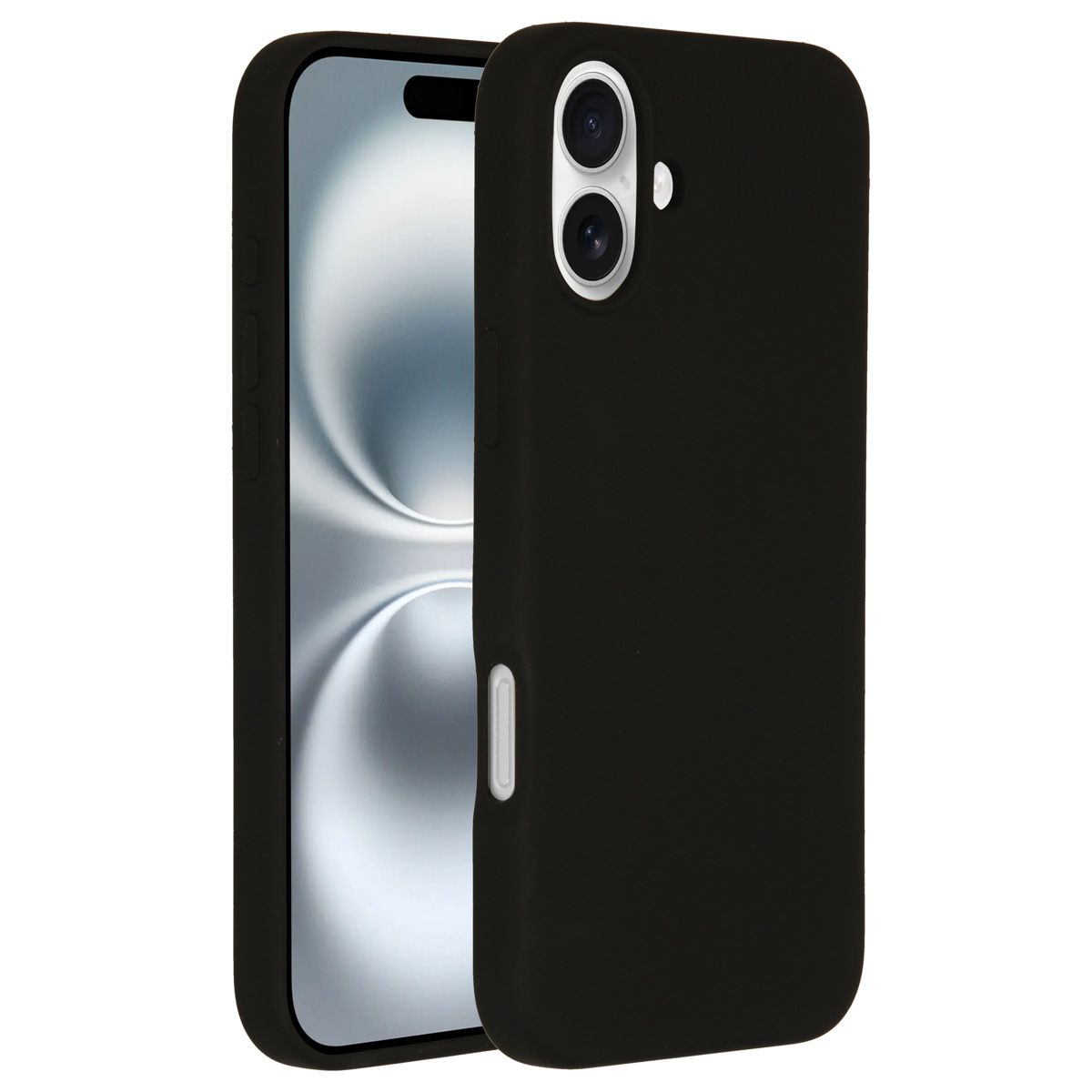 Accezz Liquid Silicone Backcover met MagSafe Apple iPhone 16 Plus - Zwart