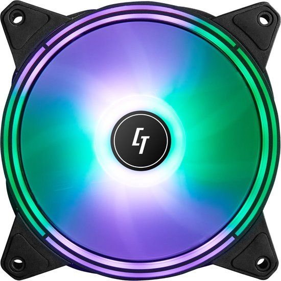 Chieftec NF-1225RGB 120mm PWM A-RGB PC Ventilator met Snelheidsregeling