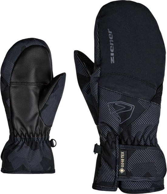 Ziener Levin GTX Skiwanten Junior Zwart - Grijs