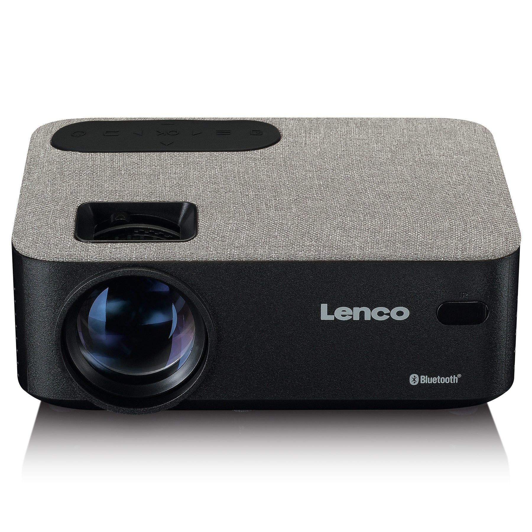 Lenco LPJ-700BKGY - Full HD 1080p LED Projector with Bluetooth - Black