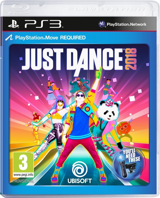 Ubisoft Just Dance 2018 - PS3 PlayStation 3