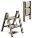 Merkloos Opvouwbare Trapsladder met 2 Treden