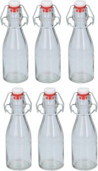 Cuisine Elegance Flessen - 150 ml - Glas - Transparant - 6 stuks