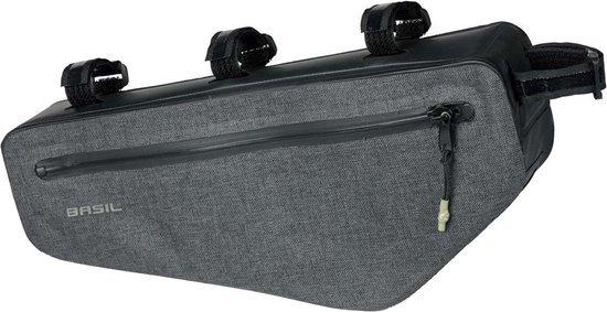 Basil Navigator Storm Frametas - M - 2.2 Liter - Zwart - Waterdicht