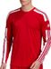 adidas Squadra 21 T-shirt lange mouw heren rood wit