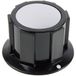 Cliff FC1622 Draaiknop Zwart, Zilver (Ø x h) 25.4 mm x 15.1 mm 1 stuk(s)