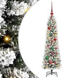 vidaXL Sapin de Noël artificiel Blanc 120 cm