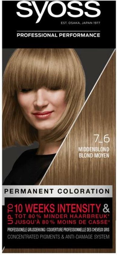 Syoss Color Salonplex 7-6 Middenblond