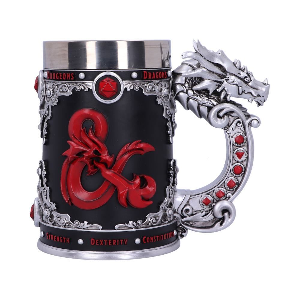 Nemesis Now Dungeons & Dragons Tankard - Stainless Steel - Multicolour
