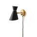 Warm Nordic Bloom Applique Murale Black Noir