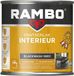 Rambo Pantserlak Interieur - Transparant Zijdeglans - Blackwash - 0.75L
