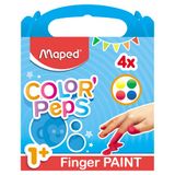 Maped Color'Peps 4 potjes vingerverf voor baby's en kinderen vanaf 1 jaar