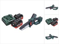 Metabo MS 18 LTX 15 accu-houtzaag 18 V 15 cm 5 m/s + 2x accu 5,5 Ah + oplader