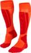 FALKE SK5 warm dun wol functioneel materiaal skisokken dames oranje - maat 35-36