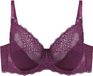 Esotiq Caris-serie - Soutien-gorge d'allaitement - Couleur acajou - Bonnets rembourrés - Finitions en dentelle