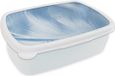 MuchoWow Broodtrommel - Wit - Lunchbox - BPA-vrij - 1.5L