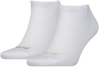 Levi's Heren Sneakersokken Low Cut Tencel & Organic Cotton 2-Pack Wit