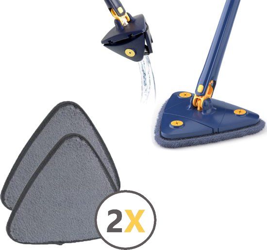 Merkloos 2-pack Microvezel Dweildoeken - Driehoekig - 100% Polyester