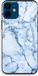 Case Company iPhone 12 mini Hoesje - Blauw marmer - Biologisch Afbreekbaar Telefoonhoesje