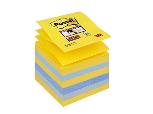 Post-it Super Sticky Z-Notes 76 x 76 mm New York Kleuren 6 Blokken van 90 Vellen