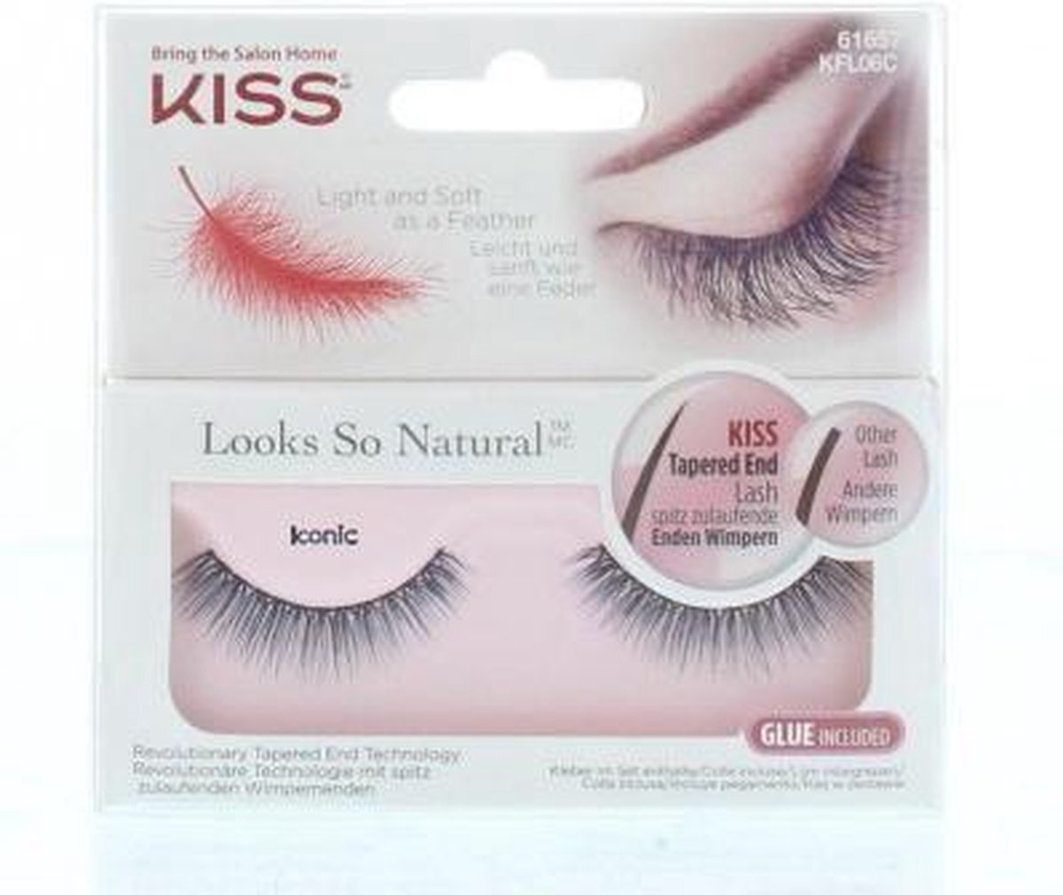 Kiss products Kiss Natural Lash, Iconic 61657 Kfl06c