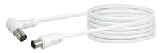 Schwaiger KVKW50 532 coax-kabel 5 m IEC Wit