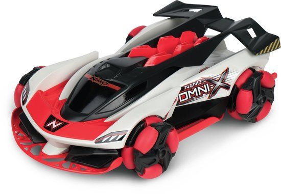 Nikko RC Nano Omni X - Mini Offroad RC Car - 6 km/h - 360° Spin - Red