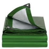 Velway 2m x 3m 100gsm Dekzeil Cover Heavy Duty Waterdicht Geteerd zeildoek | PE Tarp Sheet Cover met Versterkte Oogjes UV Bescherming Plastic Sheeting Ideaal voor Tuinmeubilair Truck Camping Grond