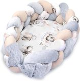 Shenzhen Haorui Industrial Technology Co.,ltd. Cocon pour bébé confortable avec coussin tressé - Coton coloré