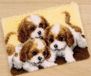 Vervaco Knooptapijt kit - 3 Pups - 50 x 40 cm