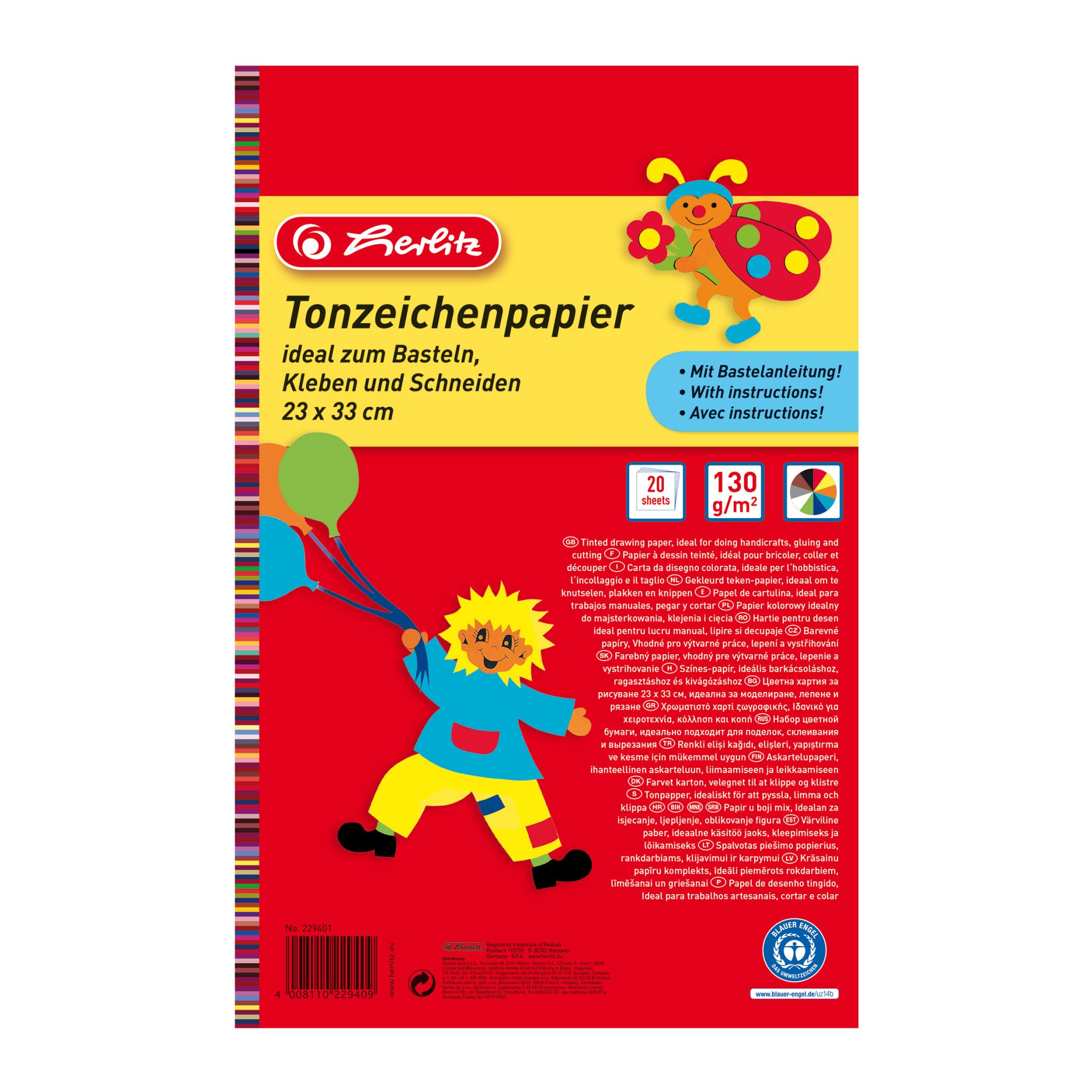 Herlitz 229401 - Creatief papier - multi