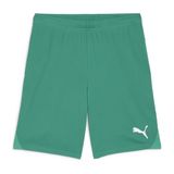 Puma Kindersportshort TeamGoal Shorts Jr 705753 - Unisex - Kinderen - Maat 128 - Sport Green-Puma White