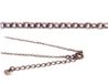 INNSPIRO Halsketting van metaal, antiek-goudkleurig, met veersluiting, rond, 43 cm plus 5 cm verlenging, 43cm., Glas, Geen edelsteen